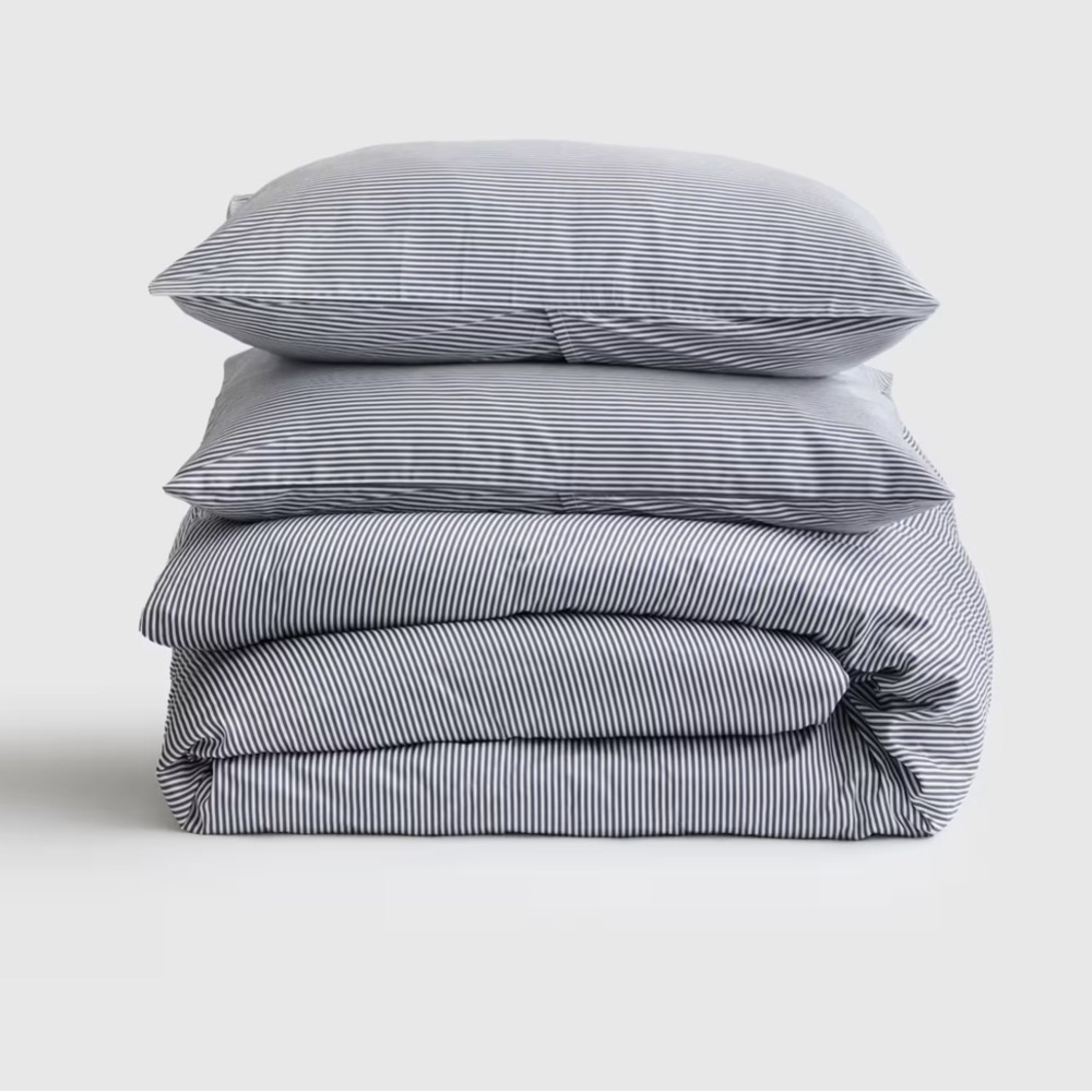 Quince Luxury 100% Organic cotton Sateen Duvet Cover Set